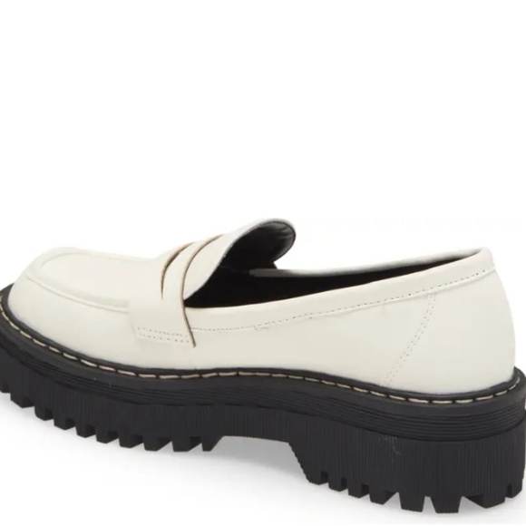 CHUNKY platform Shoe loafer Steve Madden Cool Planet 8.5M - Picture 3 of 15